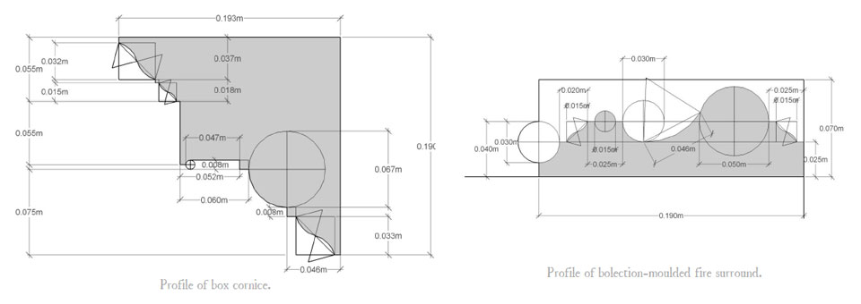 Design for a corner chimneybreast