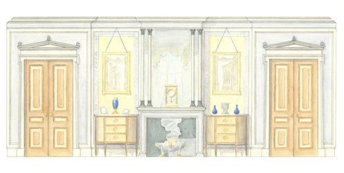 Neoclassical Drawing Room